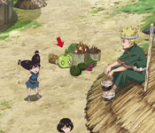 suika gathering intel in the village